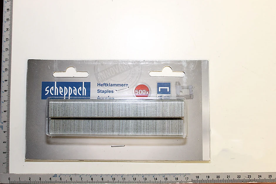 SCHEPPACH - Agrafes Pour Cloueuse-agrafeuse Pneumatique (plusieurs Largeurs Disponibles) 1 SCHEPPACH - Agrafes Pour Cloueuse-agrafeuse Pneumatique (plusieurs Largeurs Disponibles)