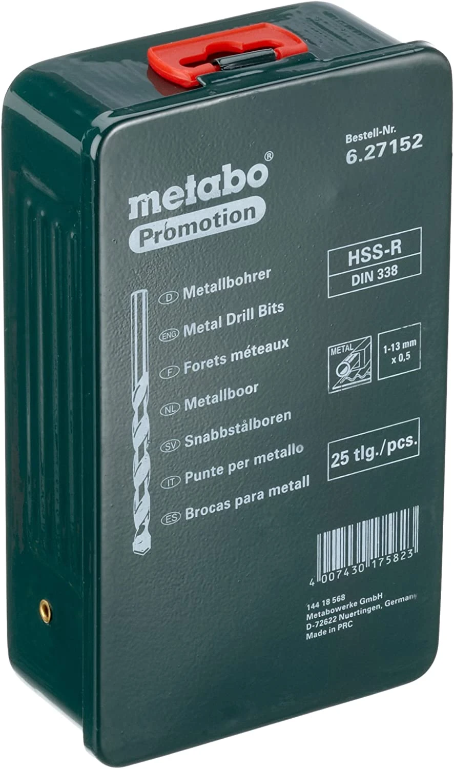 METABO - 627152000 Coffret De 25 Forets HSS-R SP 2 METABO - 627152000 Coffret De 25 Forets HSS-R SP – Image 2