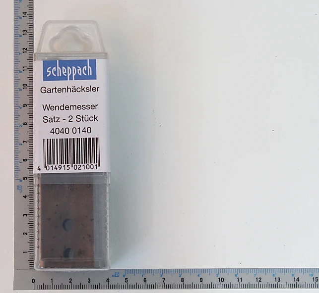 Scheppach - Couteaux De Rechange Pour Broyeur Biostar 3000 (jeu De 2) 2 Scheppach - Couteaux De Rechange Pour Broyeur Biostar 3000 (jeu De 2) – Image 2